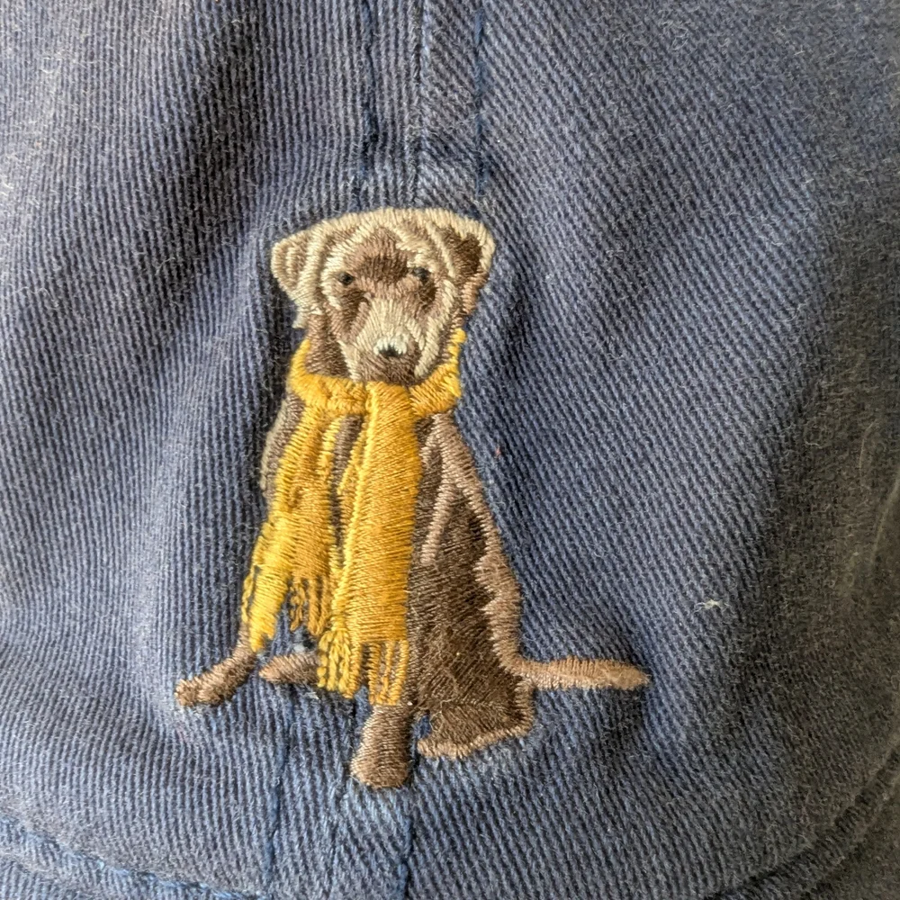 Daniel Cremieux Navy Cap with Dog Embroidery - Picture 11 of 14